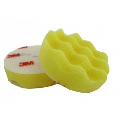 3M Perfect-It™ Pěnový lešticí kotouč, žlutý, průměr 75 mm (50536)