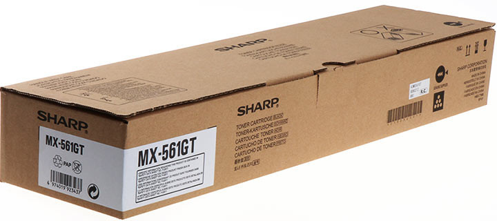 Sharp originální toner MX561GT, black, 40000str., Sharp MXM3050EE ...