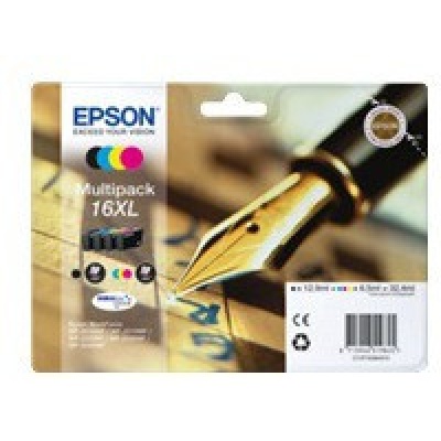 Epson T16264012, T162640 azurová/purpurová/žlutá/černá (cyan/magenta/yellow/black) originální cartridge