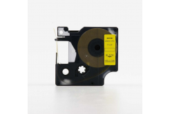 Kompatibilní páska s Dymo 53718, S0720980, 24mm x 7m, černý tisk / žlutý podklad