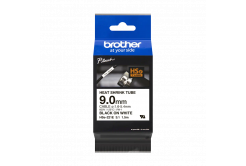 Brother HSe-221E Pro Tape, 9 mm x 1.5 m, černý tisk / bílý podklad, originální páska