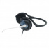 Genius HS-300N, sluchátka s mikrofonem, ovládání hlasitosti, černá, 3.5 mm jack
