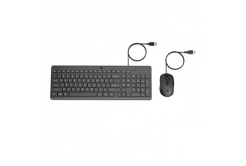 HP 150 Set klávesnice a myš drátová (USB) CZ, černá