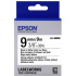 Epson LabelWorks LK-3WBW C53S653007 9mm x 9m, černý tisk / bílý podklad, silně lepicí, originální páska