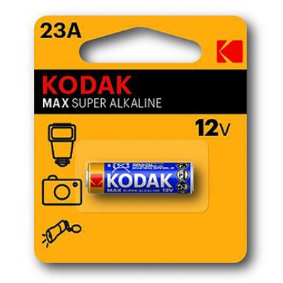 Baterie jednorázová alkalická, speciální, A23, 12V, Kodak, blistr, 1-pack, KOD-23A, alkalická