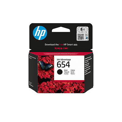 HP 654 7FP39UE černá (black) originální cartridge