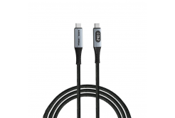 VERBATIM Kabel USB4 Sync & Charge, 240W, s displejem, 120cm