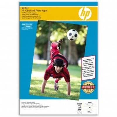 HP Advanced Glossy Photo Paper, foto papír, lesklý, zdokonalený, bílý, A3, 250 g/m2, 20 ks, Q8