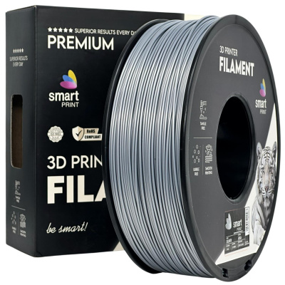 Smart Print FG-S134-E1, 3D filament, ASA, Silver, 1kg, 1,75mm