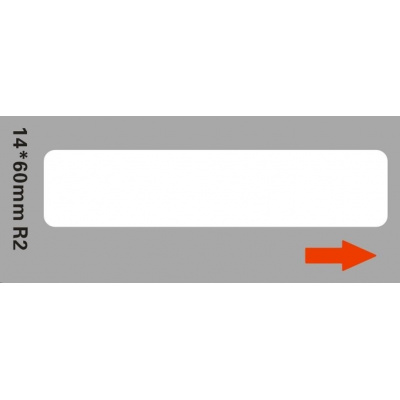 Niimbot štítky RP A2A28678601, 14x60mm 110ks White pro D11 a D110