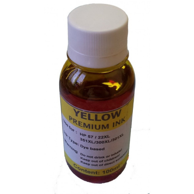 Inkoust univerzální žlutý (yellow) 1000ml