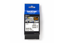 Brother FLE-2511 Pro Tape, 45mm x 10.5mm, černý tisk/bílý podklad, 72ks, originální páska