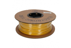 Označovací oválná PVC bužírka, průměr 1,3-2,2mm, průřez 0,25-0,5mm, žlutá, 100m