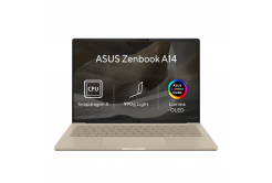 ASUS Zenbook A14/UX3407QA-OLED180W/SD-X1-26-100/14"/WUXGA/16GB/1TB/Adreno/W11H/Gold/2R