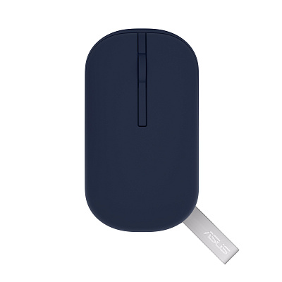 ASUS Marshmallow MD100 Lite/Cestovní/Optická/1 600 DPI/USB+BT/Modrá
