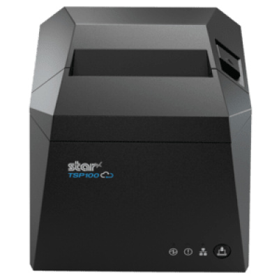 Star TSP143IV-UE SK 39473390 pokladní tiskárna, Linerless, CloudPRNT, 8 dots/mm (203 dpi), cutter, linerless, LTS, USB, Ethernet, kit, grey