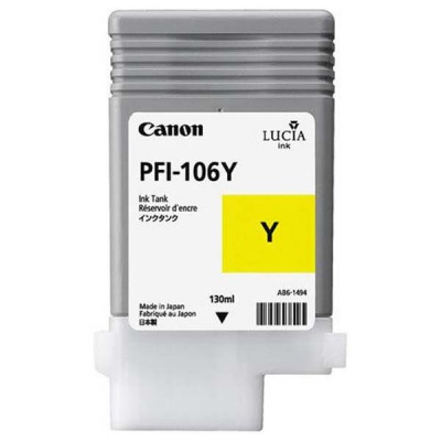 Canon PFI-106Y, 6624B001 žlutá (yellow) originální cartridge