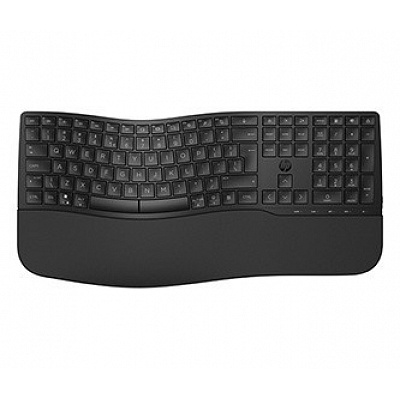 HP 680 Comfort s duálním režimem klávesnice bezdrátová CZ, černá