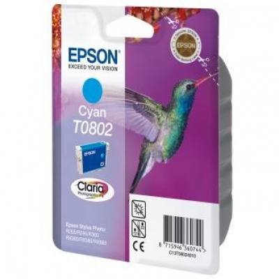 Epson T08024011 azurová (cyan) originální cartridge
