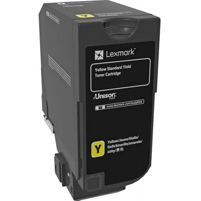 Lexmark 74C0S40 žlutý (yellow) originální toner