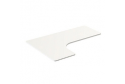 Powerton ERGO EDGE TOP Deska stolu rohová 160x110-60x2,5 cm, bílá