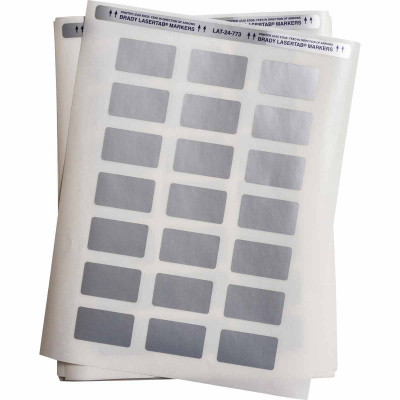 Brady LAT-24-773-1 / 029758, LaserTab Laser Printable Labels, 44.45 mm x 25.40 mm