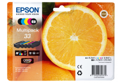 Epson T33 C13T33374011 barevná (CMYK) sada originální cartridge