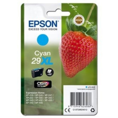 Epson T29XL C13T29924012 azurová (cyan) originální cartridge