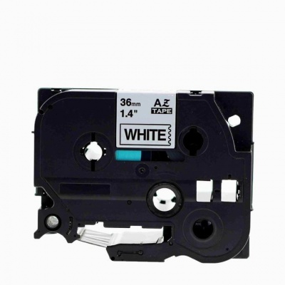 Brother TZe-V261, 36mm x 5,5m, černý tisk / bílý podklad, vinyl, kompatibilní páska
