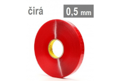 3M VHB™ 4905-F, tl. 0,5 mm, transparentní oboustranně velmi silně lepicí akrylová páska 6 mm x 66 m