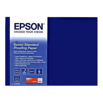 Epson S045005 Standard Proofing Paper, foto papír, polomatný, bílý, A3+, 205 g/m2, 100 ks, S045005, 