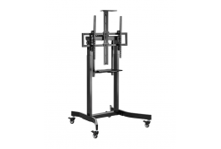 Motorizovaný výškově nastavitelný TV stojan s kolečky, 55" - 100"