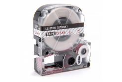 Epson LC-ST9RW, 9mm x 8m, červený tisk / průhledný podklad, kompatibilní páska