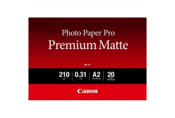 Canon PM-101 8657B017 Photo Paper Premium Matte, foto papír, hladký, matný, bílý, A2, 16.54 x 23.39", 210 g/m2, 20 ks