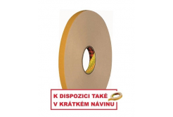 3M 9528W Pěnová oboustranně lepicí montážní páska, bílá, tl. 0,8 mm 19 mm x 3 m