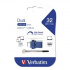 Verbatim 49966 Dual, USB flask disk OTG, USB A 3.0 + USB C, 32GB, s poutkem, modrý