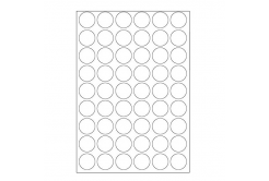 Samolepicí etikety 30 x 30 mm, 54 etiket, A4, 100 listů