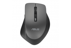 ASUS WT425/Ergonomická/Optická/Pro praváky/1 600 DPI/Bezdrátové USB/Šedá