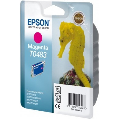 Epson T048340 purpurová (magenta) originální cartridge