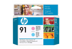 HP C9462A, HP 91, light cyan/light magenta, HP DesignJet Z6100 originální tisková hlava 