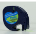 Dymo 91212 LetraTag 12mm x 4m, černý tisk / fluorescenční zelený podklad, kompatibilní páska