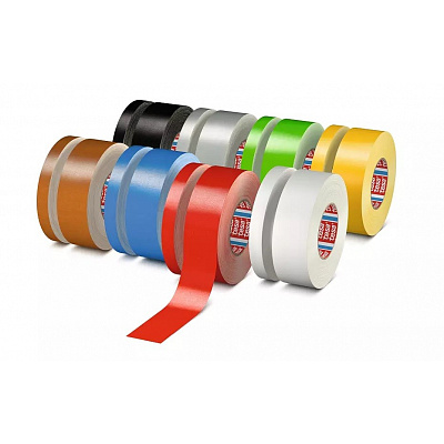 Tesa 4651 červená textilní páska, 50 mm x 50 m