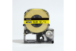 Epson LC-SC12YW, 12mm x 8m, černý tisk / žlutý podklad, kompatibilní páska