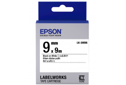 Epson LabelWorks LK-3WBN C53S653003 9mm x 9m, černý tisk / bílý podklad, originální páska