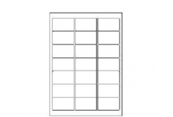 Samolepicí etikety 63,5 x 38,1 mm, 21 etiket, A4, 100 listů