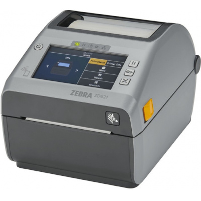 Zebra ZD621d ZD6A142-D4EL02EZ DT, 8 dots/mm (203 dpi), tiskárna štítků, RTC, USB, USB Host, RS232, BT, Ethernet, Wi-Fi, řezačka, grey (nástupce GC420t)