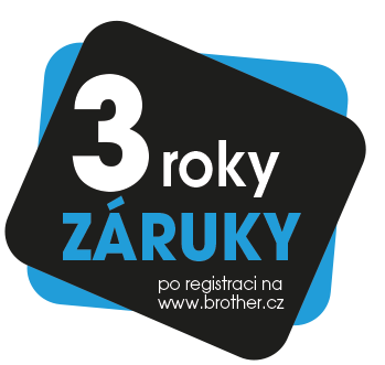 3 roky záruky Brother